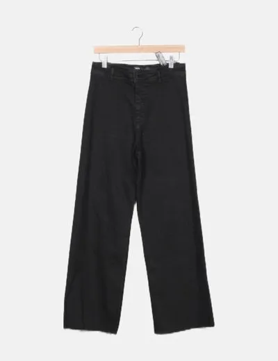 Zara Pantalón negro denim