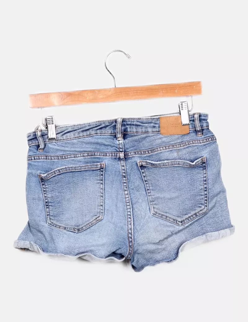 Zara Short denim azul