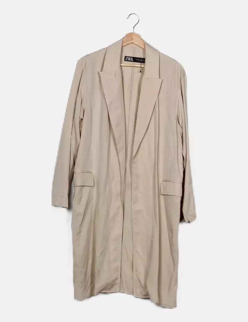 Zara Trench básica beige